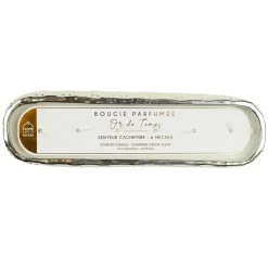 Home Deco Factory Geurkaars - goud - L39 cm - 9 branduren