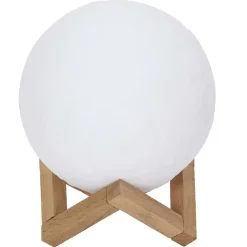 Home Deco Factory Maanlamp - met houder - 3D - touch - oplaadbaar