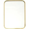 Home Deco Factory Spiegel Carre - rechthoek - goud - L25 x B34 cm