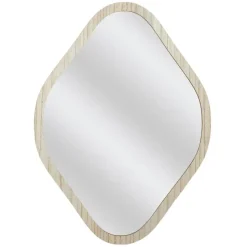 Home Deco Factory Spiegel - hout - 44 x 60 cm - wandspiegel