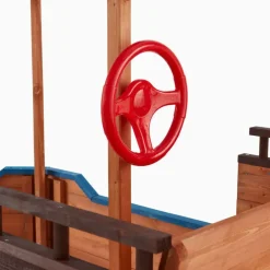 HOME DELUXE - Scheepszandbak met bankje MATSCHEKISTE - 160 x 78 cm