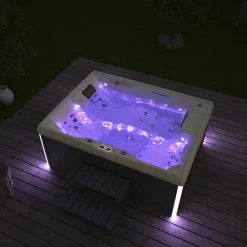 HOME DELUXE Buitenwhirlpool STREAM PURE 211 x 156 cm