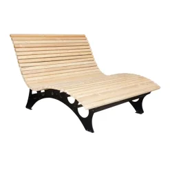 HOME DELUXE golfhouten ligstoel TAIGA incl. kussen Aantal: 2