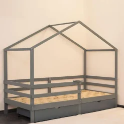 HOME DELUXE kinderbed WOLKENLAND grijs met lades