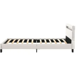 HOME DELUXE LED bed ASTRO Wit 90 x 200 cm