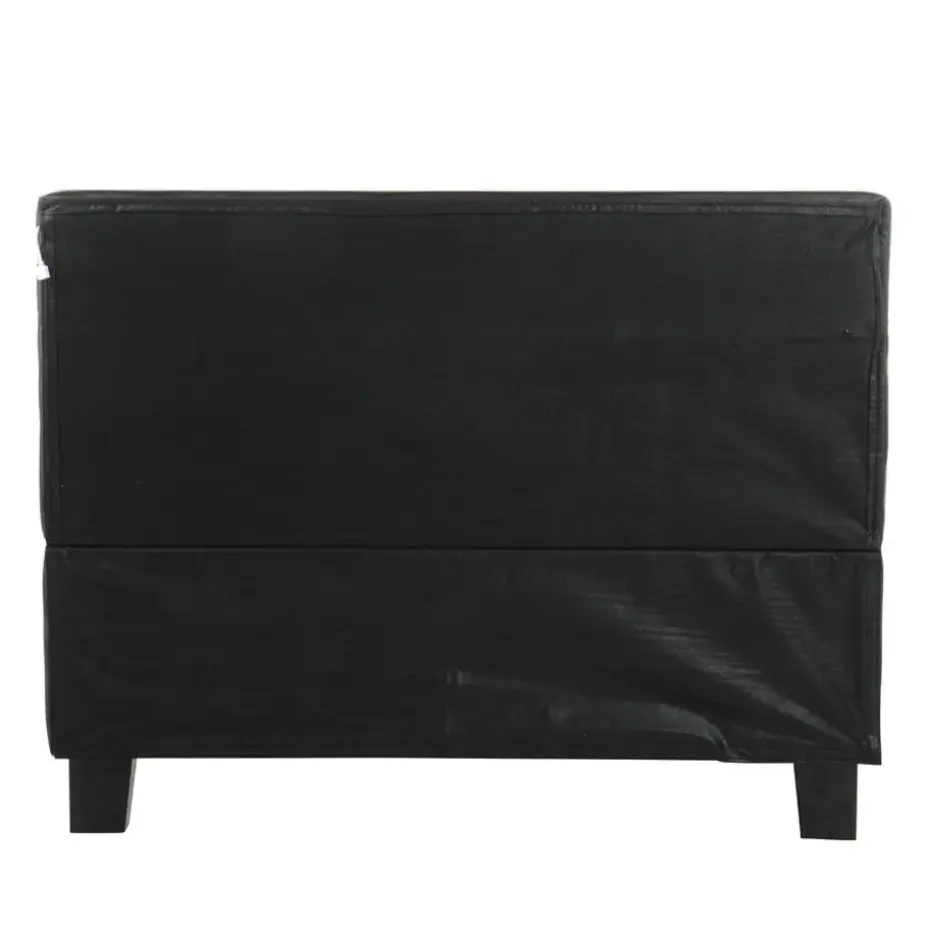 HOME DELUXE LED bed ASTRO zwart 90 x 200 cm