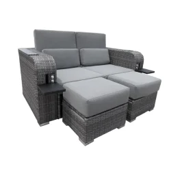 HOME DELUXE loungeset HOLBY met regenhoes