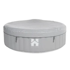 HOME DELUXE Opblaasbare Whirlpool Splash Grijs 4 st.