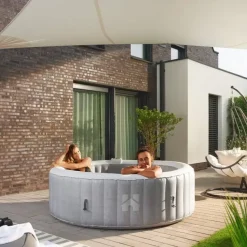 HOME DELUXE Opblaasbare Whirlpool Splash Grijs 4 st.