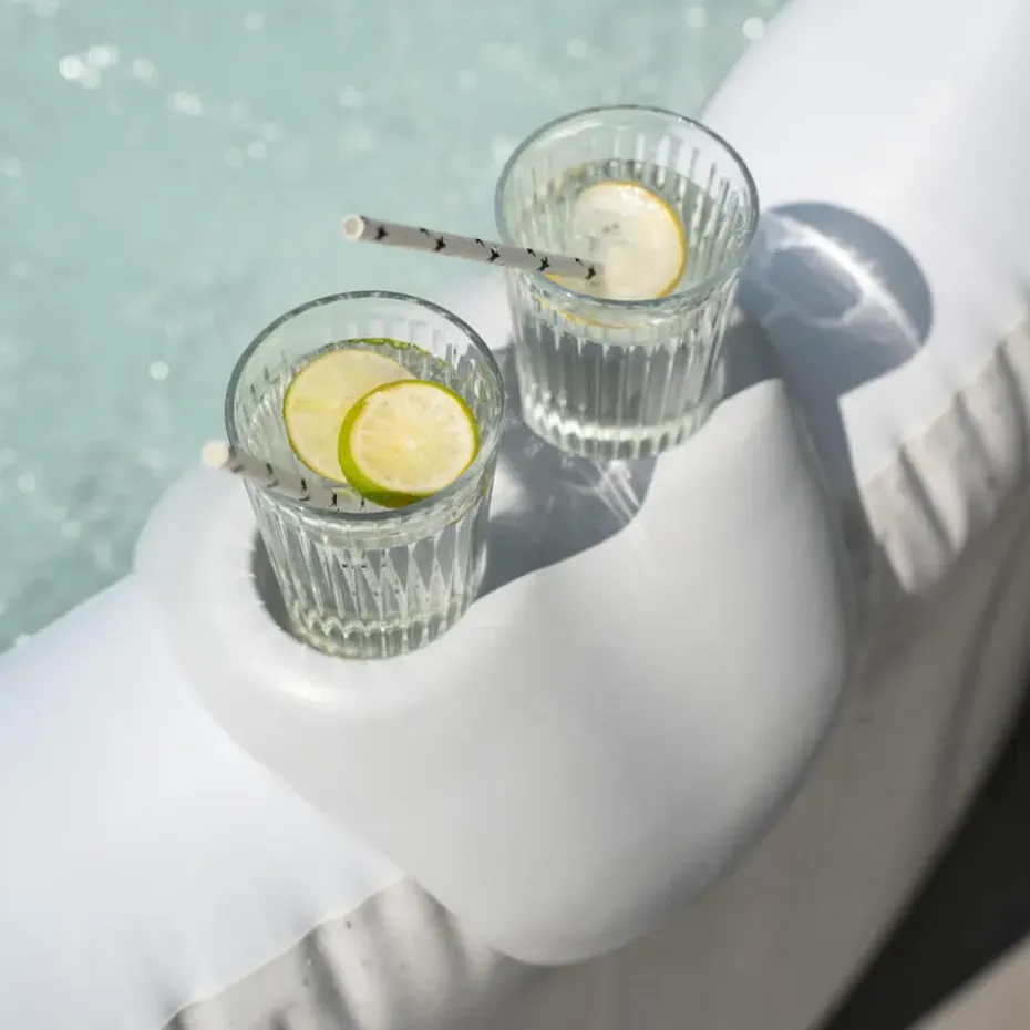 HOME DELUXE Opblaasbare Whirlpool Splash Grijs 4 st.