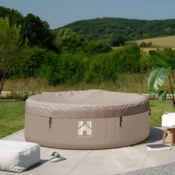 HOME DELUXE Opblaasbare Whirlpool Splash Beige 4 st.