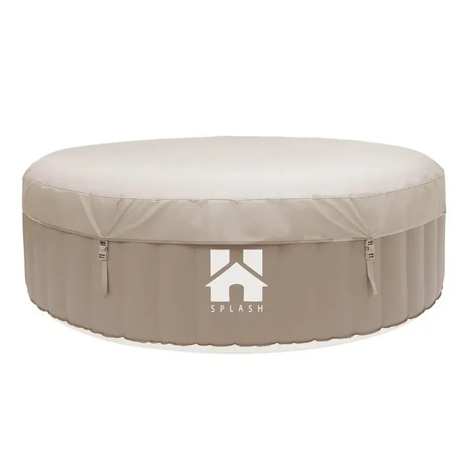 HOME DELUXE Opblaasbare Whirlpool Splash Beige 4 st.