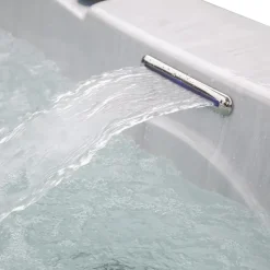 HOME DELUXE Outdoor Whirlpool WHITE MARBLE PURE