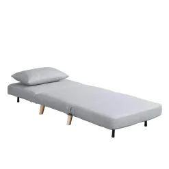 HOME DELUXE Slaapstoel SNOOZE - Beige 79 x 28 x 132 cm