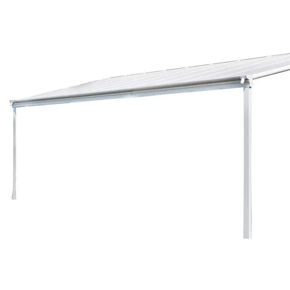 HOME DELUXE terrasoverkapping SOLIS wit 312 / 320 x 300 / 303 x 278 / 226 cm