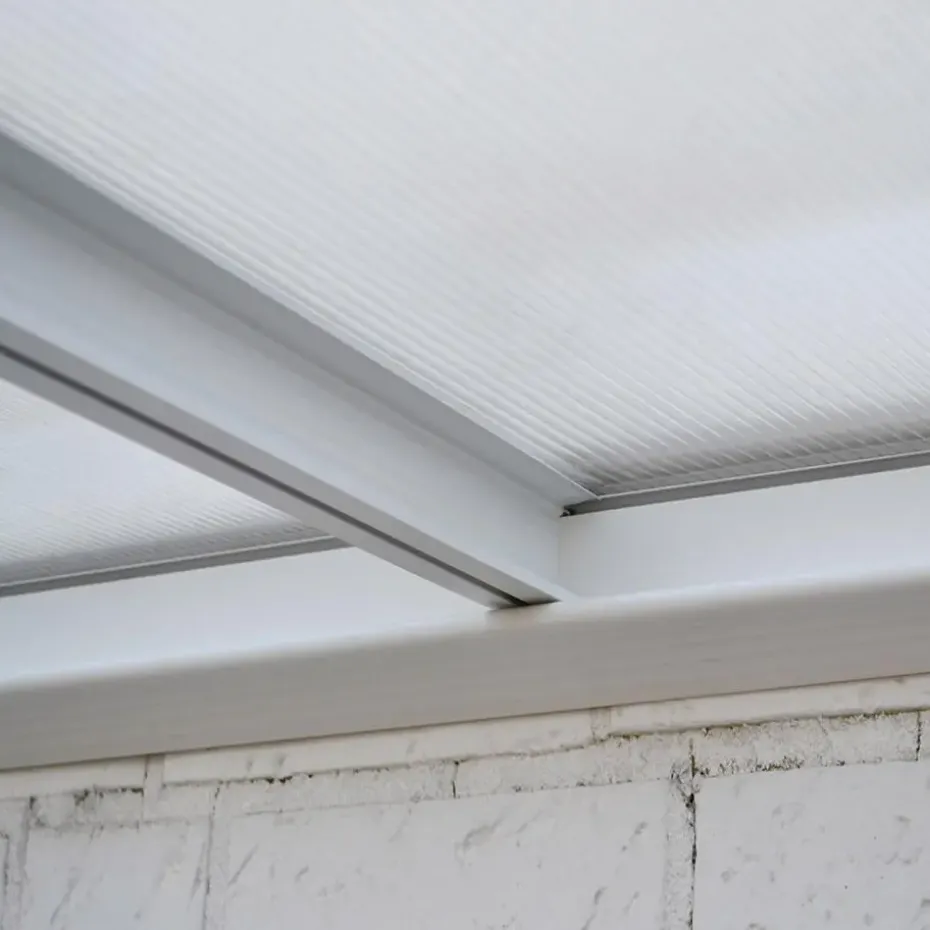 HOME DELUXE terrasoverkapping SOLIS wit 312 / 320 x 300 / 303 x 278 / 226 cm