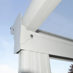 HOME DELUXE terrasoverkapping SOLIS wit 312 / 320 x 300 / 303 x 278 / 226 cm