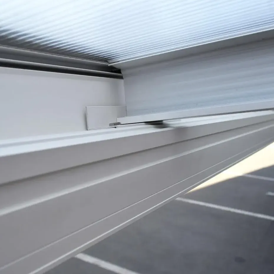 HOME DELUXE terrasoverkapping SOLIS wit 564 / 557 x 303 / 300 x 278 / 226 cm