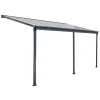HOME DELUXE Terrasoverkapping SOLIS Grijs 435 / 442 x 300 / 303 x 278 / 226 cm