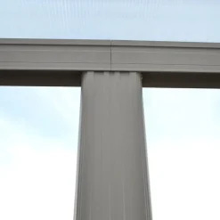 HOME DELUXE terrasoverkapping SOLIS wit 435 / 442 x 300 / 303 x 278 / 226 cm