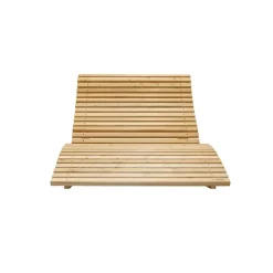 HOME DELUXE Wave houten ligstoel WOLGA - 120 cm