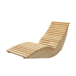 HOME DELUXE Wave houten ligstoel WOLGA - 60 cm