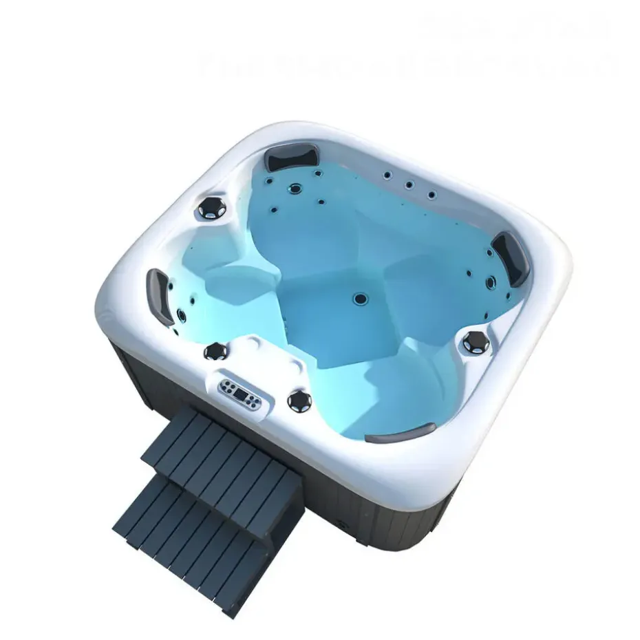HOME DELUXE Whirlpool buiten SEA STAR Met treden en thermische afdekking