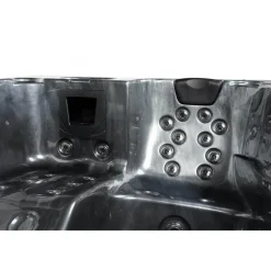 HOME DELUXE Whirlpool buiten ZWART MARBLE Puur