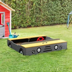 HOME DELUXE Zandbak KIDDY - Lichtgrijs