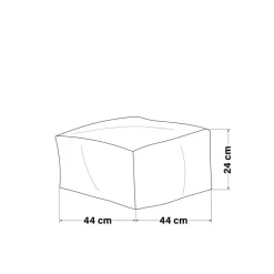 HOME DELUXE Zitzak COSY Antraciet