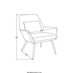 Home Luxe fauteuil ORION