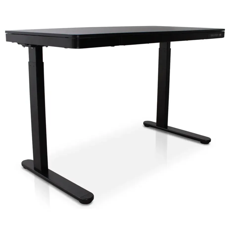 Home Office - Zwart - 120 x 60 - Zit-sta bureau elektrisch verstelbaar