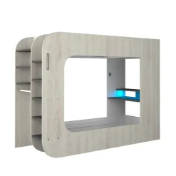 Hoogslaper Graham met gamebureau 90x200cm - den