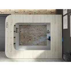 Hoogslaper Graham met gamebureau 90x200cm - den