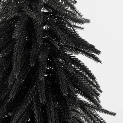 House of Seasons Kunstkerstboom in Jute - H45 x Ø25 cm - Zwart