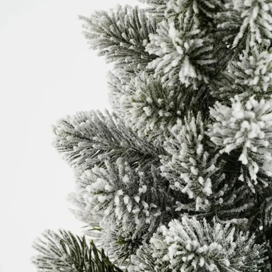 House of Seasons Kunstkerstboom in Jute - H60 x Ø30 cm - Groen Frosted