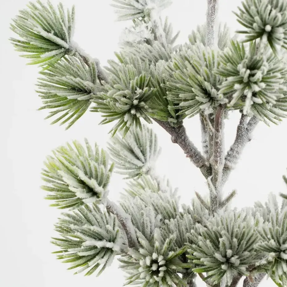 House of Seasons Kunstkerstboom in Jute - H55 x Ø25 cm - Groen Frosted