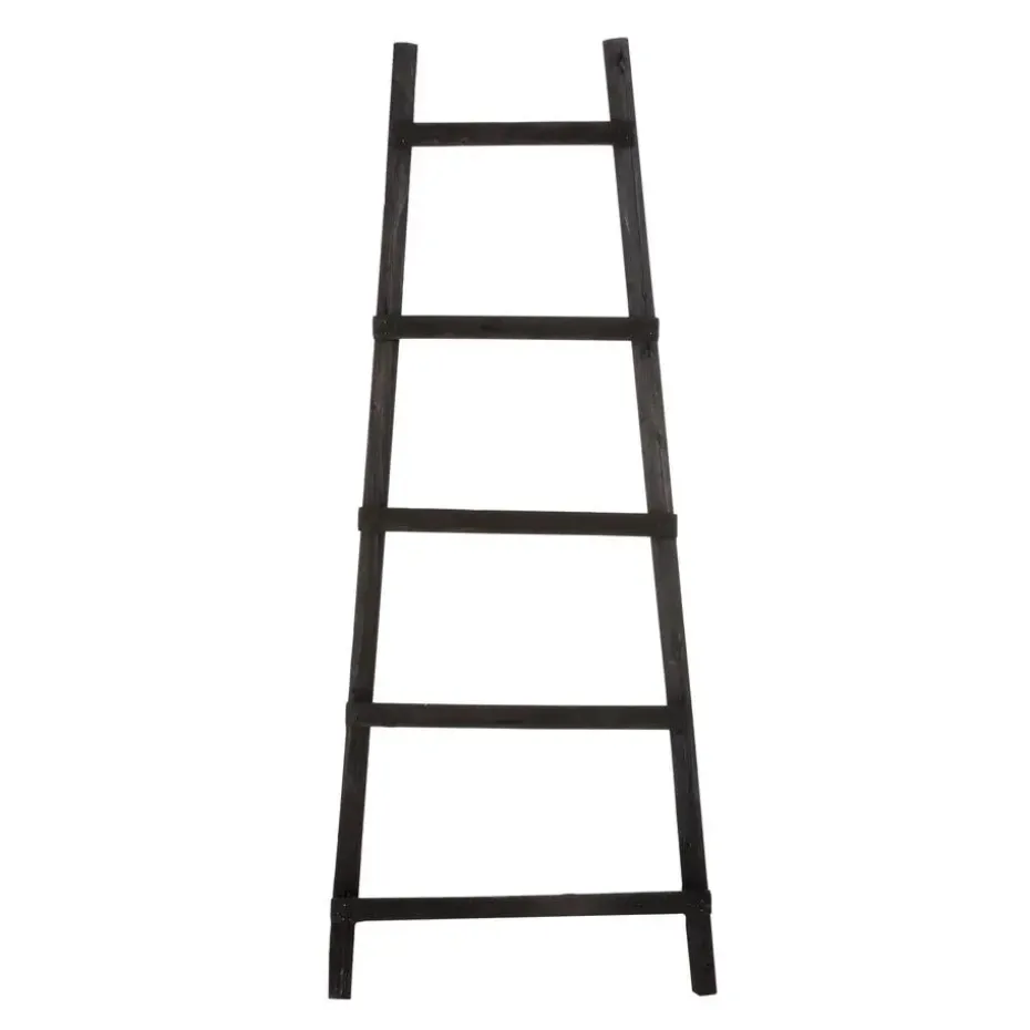 House of Seasons Ladderrek - L29 x B49 x H119 cm - Zwart