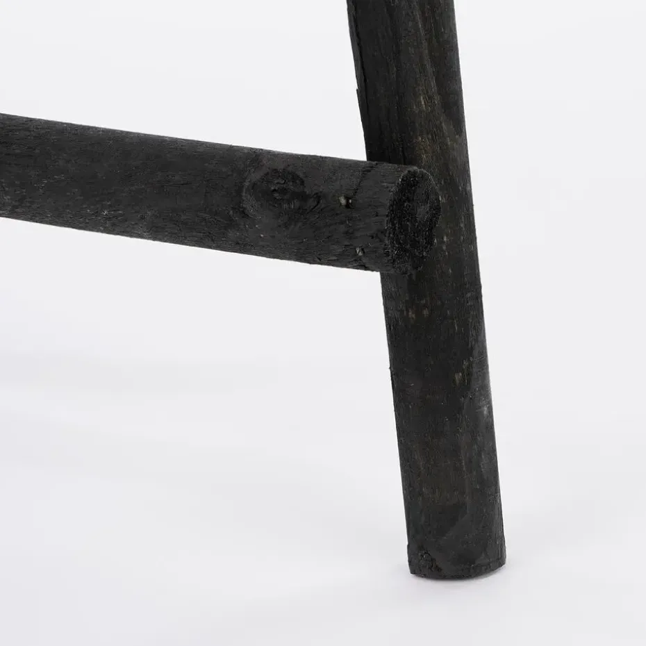 House of Seasons Ladderrek - L29 x B49 x H119 cm - Zwart