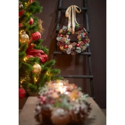 House of Seasons Ladderrek - L29 x B49 x H119 cm - Zwart