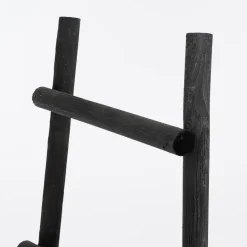 House of Seasons Ladderrek - L29 x B49 x H119 cm - Zwart