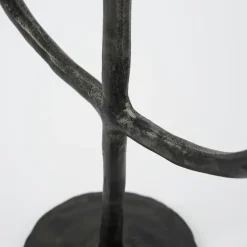 House of Seasons Stretto Kandelaar - L21 x B9,5 x H40,5 cm - Zwart