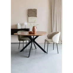 Housecraft Chase Tafel Organisch Rond - Beige