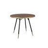 Housecraft Denise Eettafel Hout Rond 91 cm Bruin/ Goud
