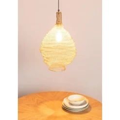 Housecraft Fabio Eettafel Rond Hout 100 cm Naturel