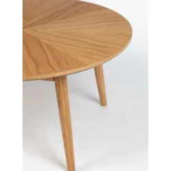 Housecraft Fabio Salontafel Rond Hout 80x80 cm Naturel