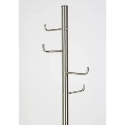 Housecraft Hooked kapstok staand metaal Zilver
