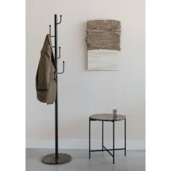 Housecraft Living Baz staande kapstok met voet van marmer Beige
