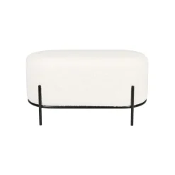 Housecraft Living Boz Hocker/ bankje Off-White - Wit