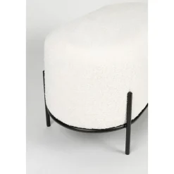 Housecraft Living Boz Hocker/ bankje Off-White - Wit